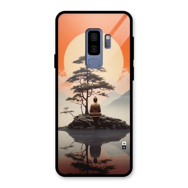 Buddha Nature Glass Back Case for Galaxy S9 Plus