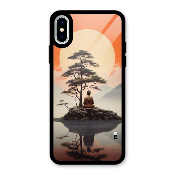 Buddha Nature Glass Back Case for iPhone X