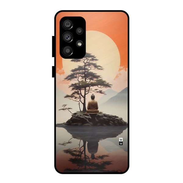 Buddha Nature Metal Back Case for Galaxy A73 5G