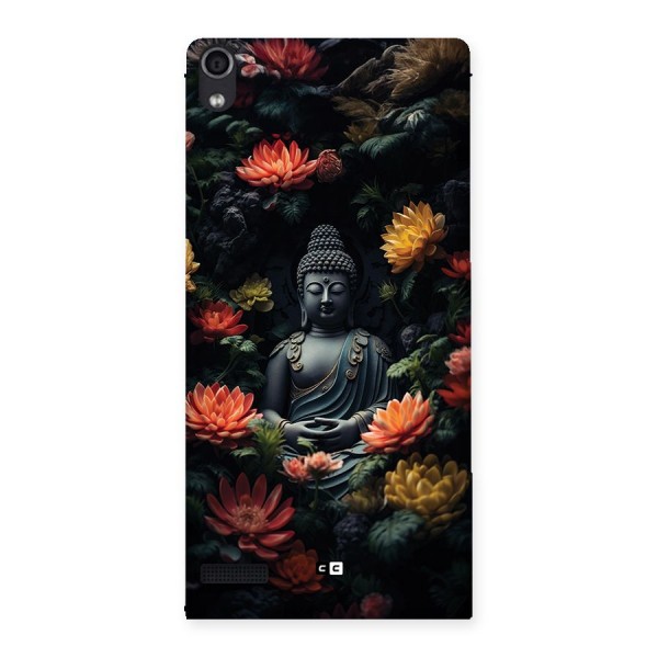 Buddha With Flower Back Case for Ascend P6
