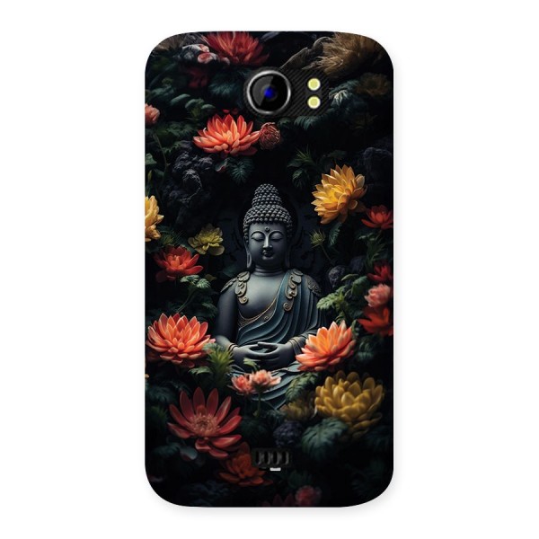 Buddha With Flower Back Case for Canvas 2 A110