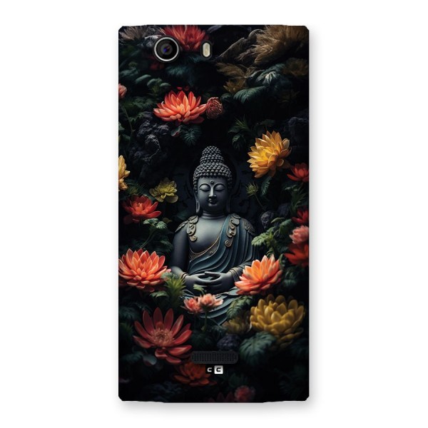 Buddha With Flower Back Case for Canvas Nitro 2 E311