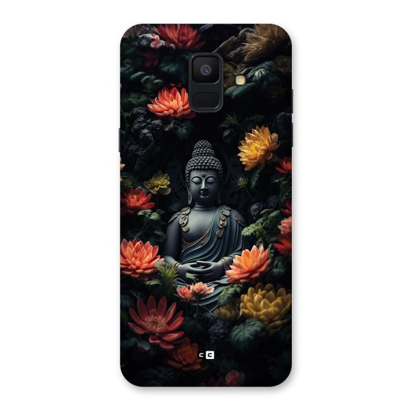 Buddha With Flower Back Case for Galaxy A6 (2018)