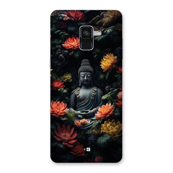 Buddha With Flower Back Case for Galaxy A8 Plus