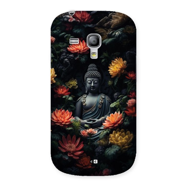 Buddha With Flower Back Case for Galaxy S3 Mini