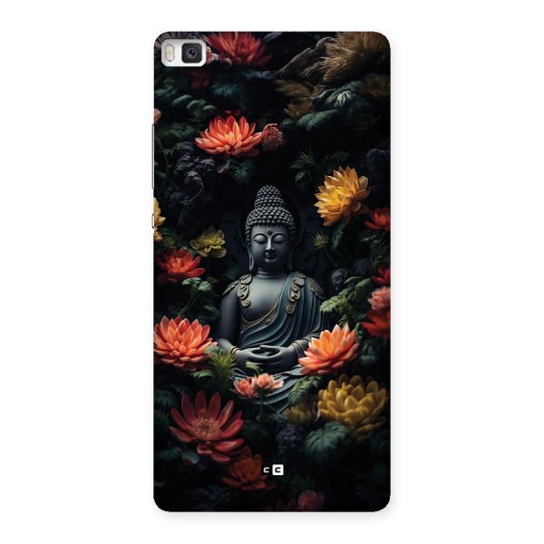 Buddha With Flower Back Case for Huawei P8