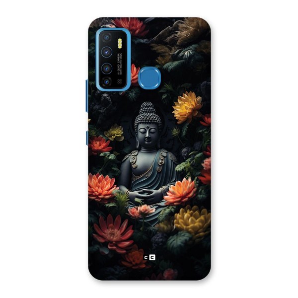 Buddha With Flower Back Case for Infinix Hot 9