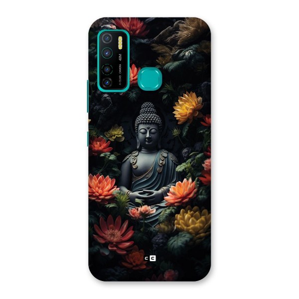 Buddha With Flower Back Case for Infinix Hot 9 Pro