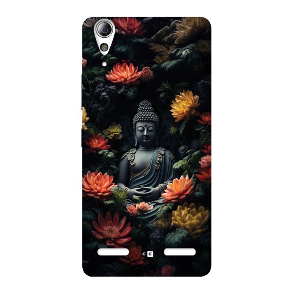 Buddha With Flower Back Case for Lenovo A6000 Plus