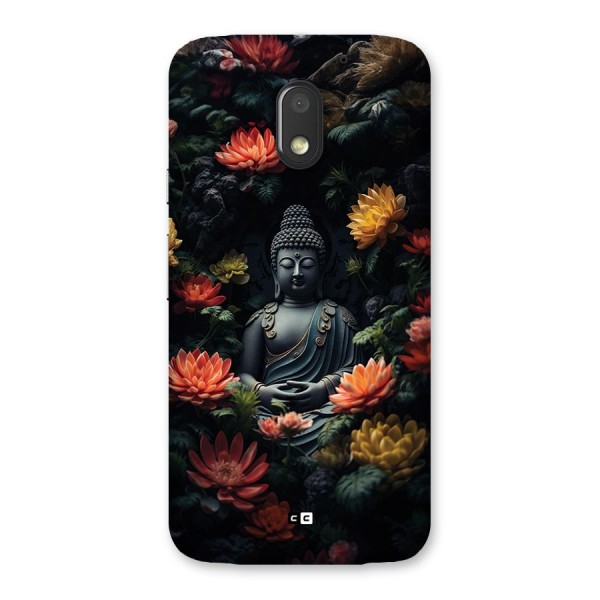 Buddha With Flower Back Case for Moto E3 Power