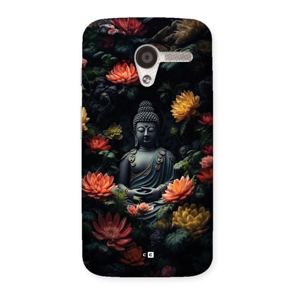 Buddha With Flower Back Case for Moto X