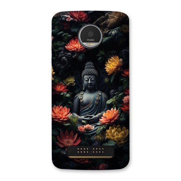 Buddha With Flower Back Case for Moto Z Play