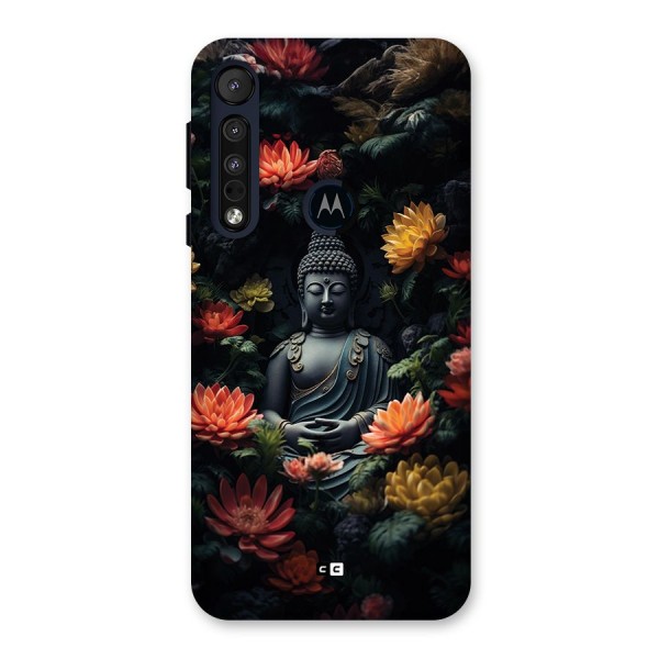 Buddha With Flower Back Case for Motorola One Macro