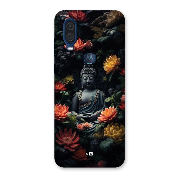 Buddha With Flower Back Case for Motorola One Vision