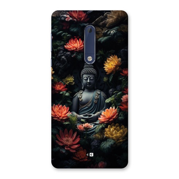 Buddha With Flower Back Case for Nokia 5