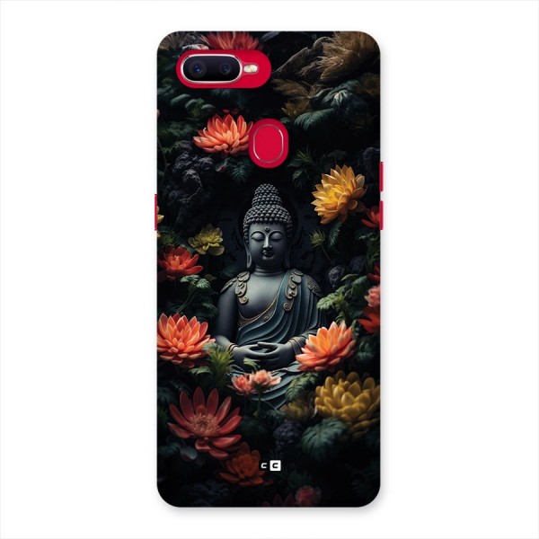 Buddha With Flower Back Case for Oppo F9 Pro