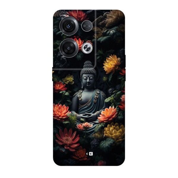 Buddha With Flower Back Case for Oppo Reno8 Pro 5G
