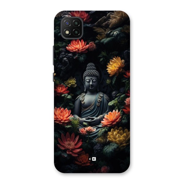 Buddha With Flower Back Case for Poco C3