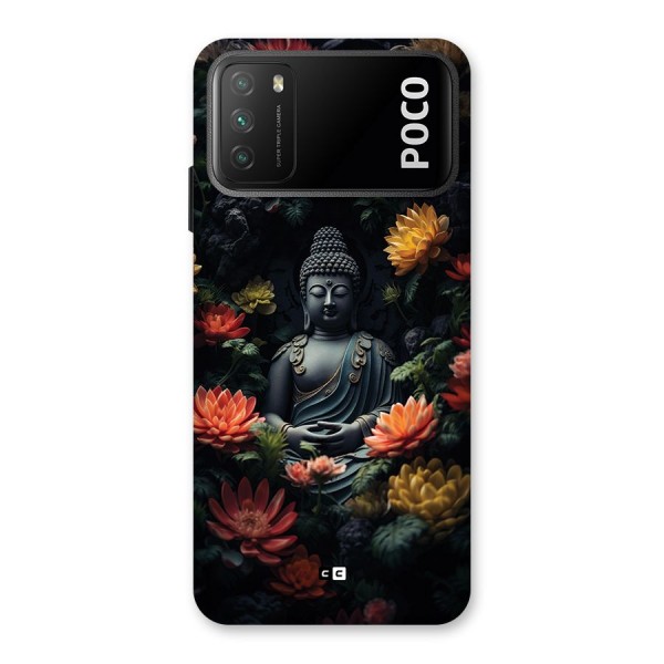 Buddha With Flower Back Case for Poco M3