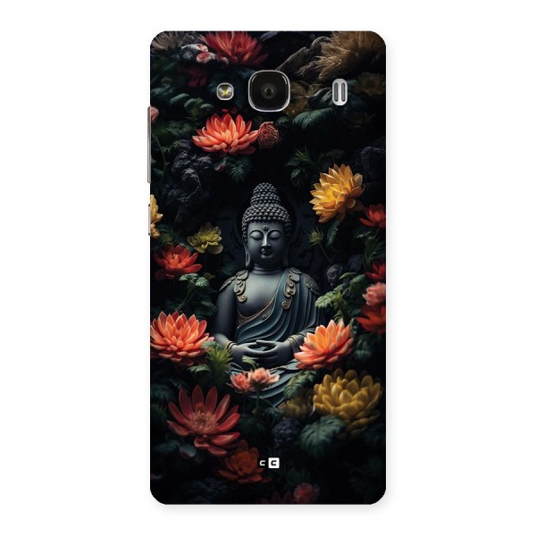 Buddha With Flower Back Case for Redmi 2 Prime