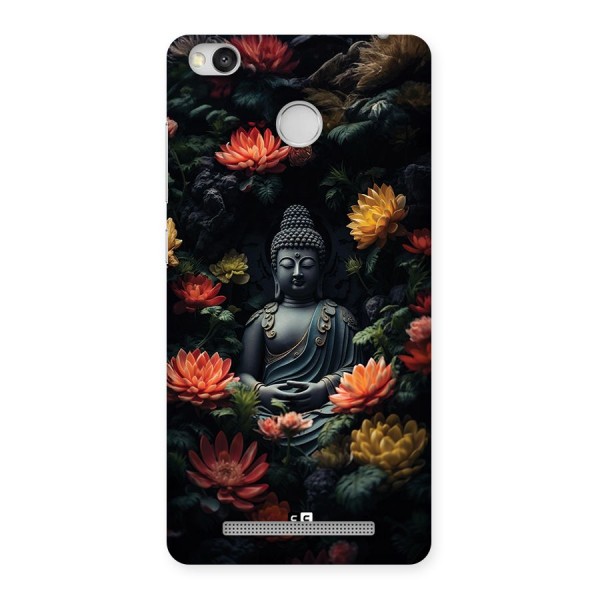 Buddha With Flower Back Case for Redmi 3S Prime