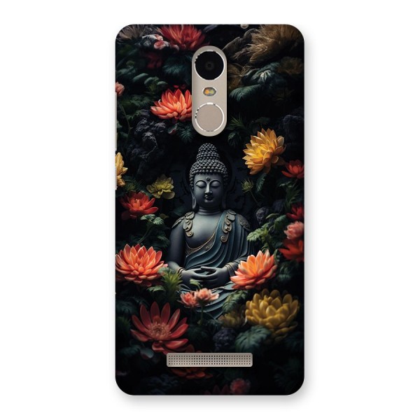 Buddha With Flower Back Case for Redmi Note 3