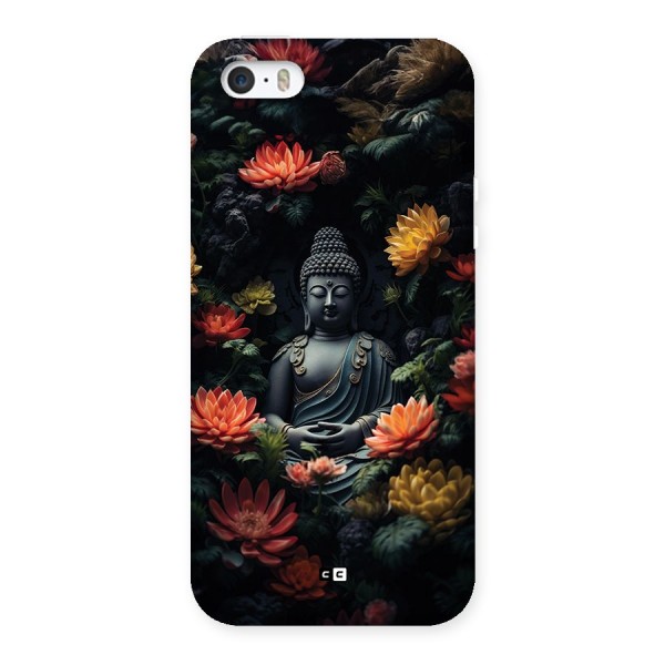 Buddha With Flower Back Case for iPhone 5 5s