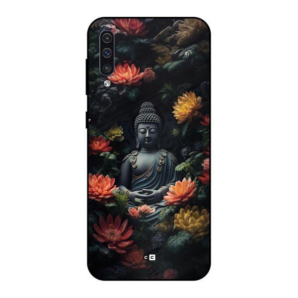 Buddha With Flower Metal Back Case for Galaxy A30s