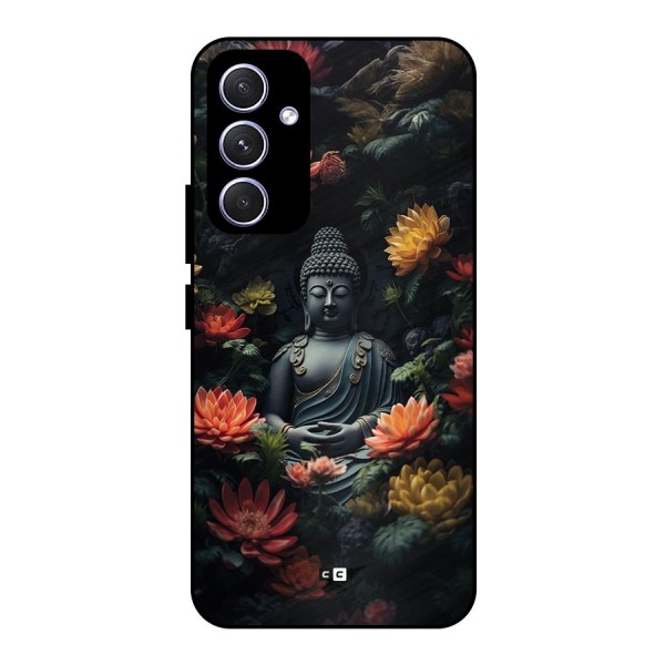 Buddha With Flower Metal Back Case for Galaxy A54