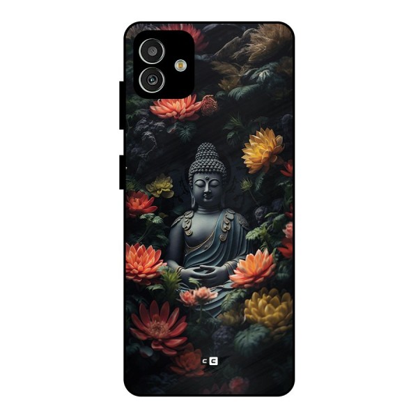 Buddha With Flower Metal Back Case for Galaxy M13 5G