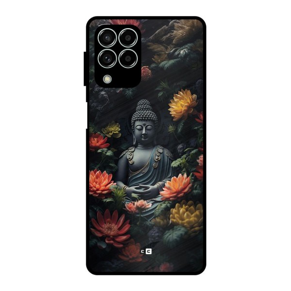 Buddha With Flower Metal Back Case for Galaxy M33