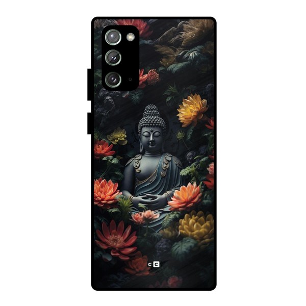 Buddha With Flower Metal Back Case for Galaxy Note 20