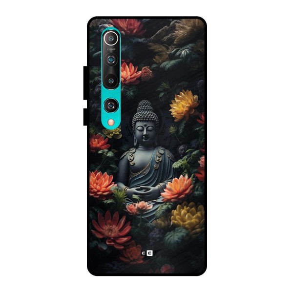 Buddha With Flower Metal Back Case for Mi 10