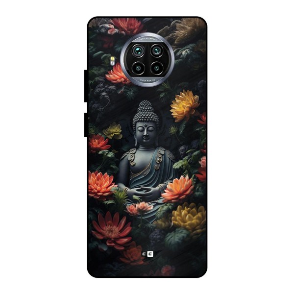 Buddha With Flower Metal Back Case for Mi 10i