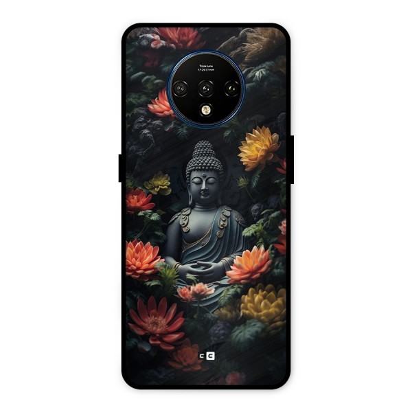 Buddha With Flower Metal Back Case for OnePlus 7T