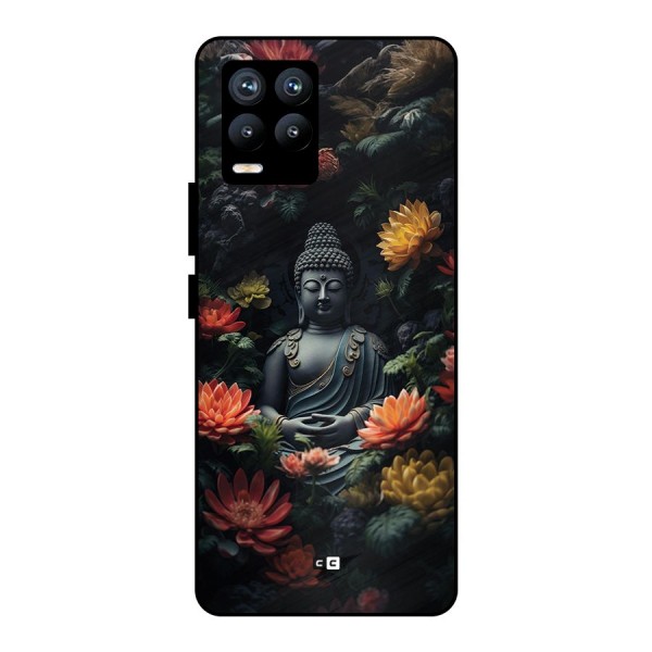 Buddha With Flower Metal Back Case for Realme 8 Pro