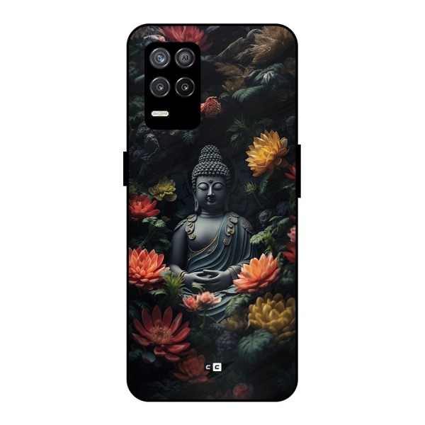 Buddha With Flower Metal Back Case for Realme 9 5G
