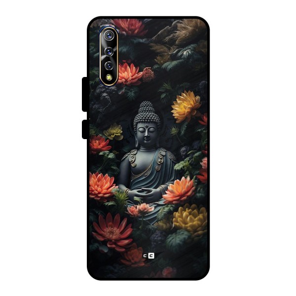 Buddha With Flower Metal Back Case for Vivo S1
