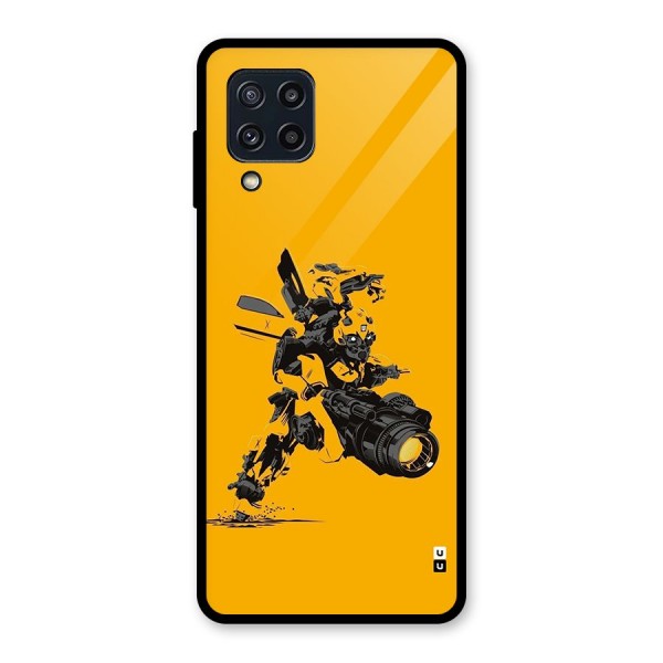 Bumblebee Glass Back Case for Galaxy M32