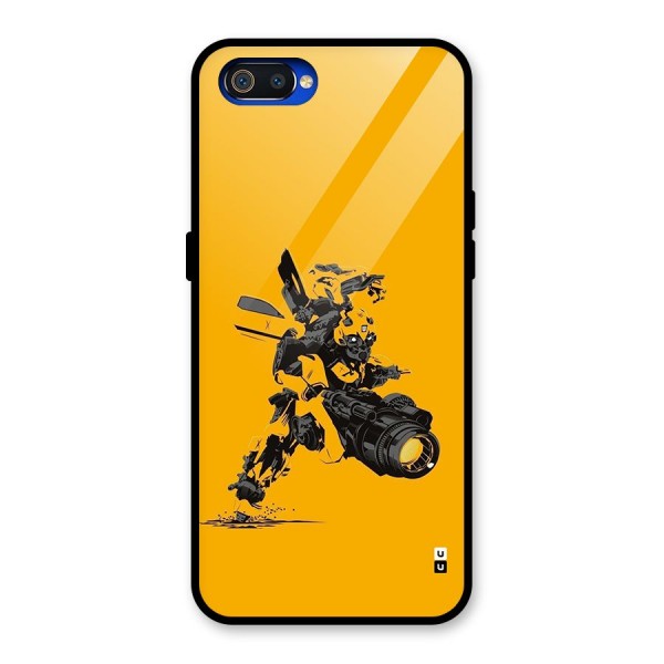 Bumblebee Glass Back Case for Realme C2
