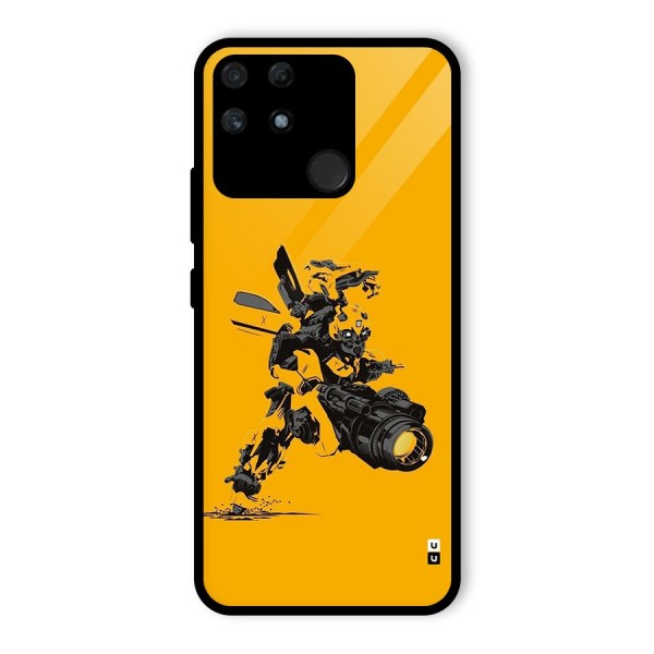 Bumblebee Glass Back Case for Realme Narzo 50A