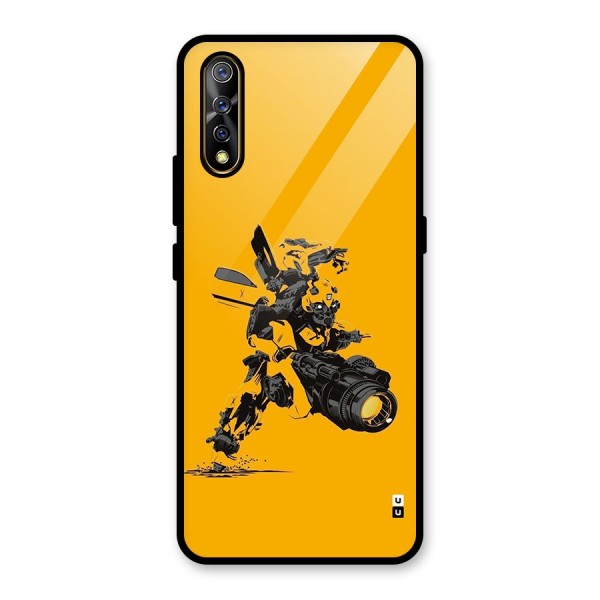 Bumblebee Glass Back Case for Vivo S1