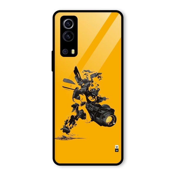 Bumblebee Glass Back Case for Vivo iQOO Z3