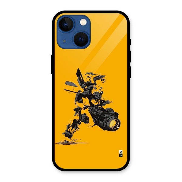 Bumblebee Glass Back Case for iPhone 13 Mini