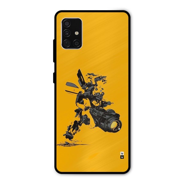 Bumblebee Metal Back Case for Galaxy A51