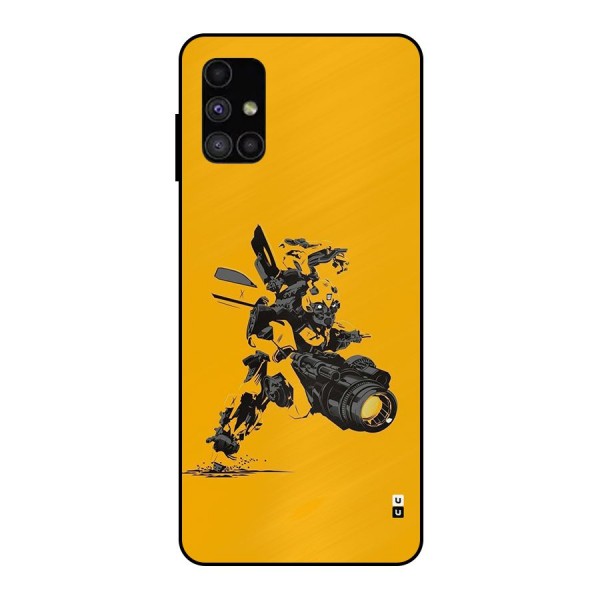 Bumblebee Metal Back Case for Galaxy M51