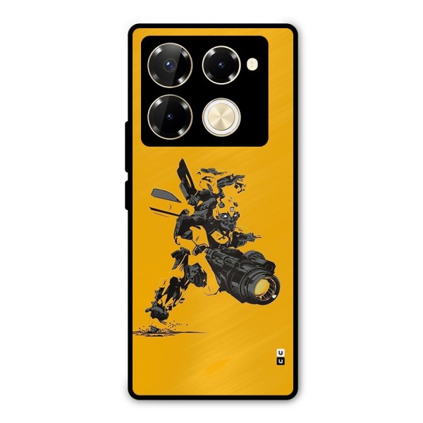 Bumblebee Metal Back Case for Infinix Note 40 Pro Plus