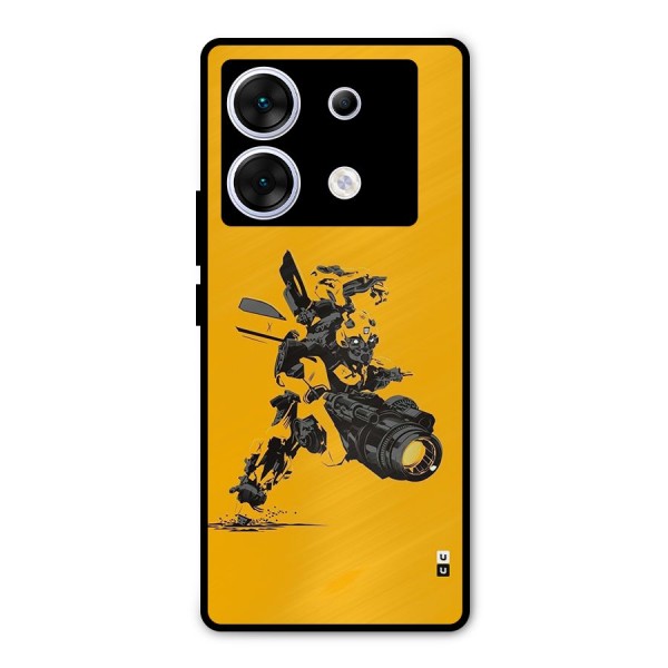 Bumblebee Metal Back Case for Infinix Zero 30 5G