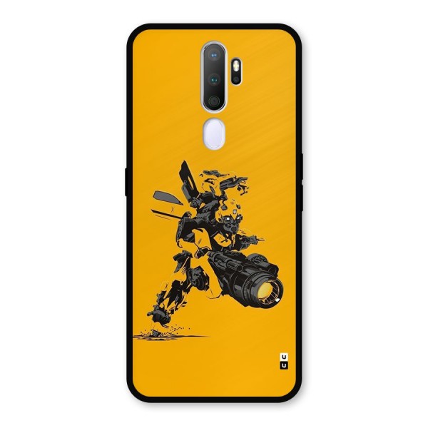 Bumblebee Metal Back Case for Oppo A9 (2020)