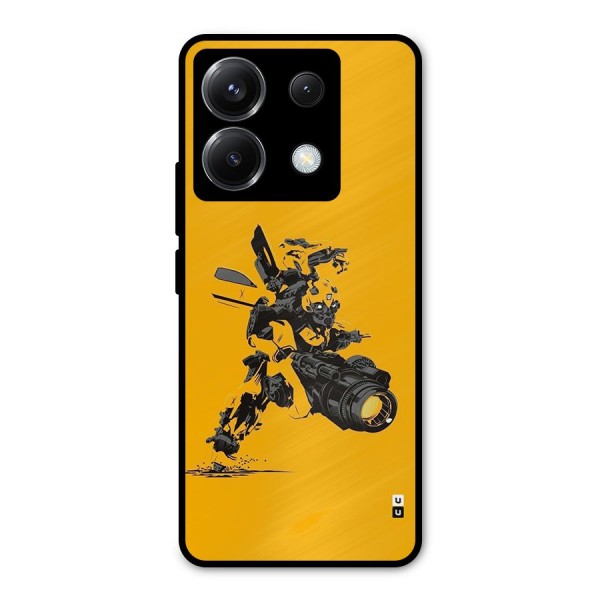 Bumblebee Metal Back Case for Poco X6